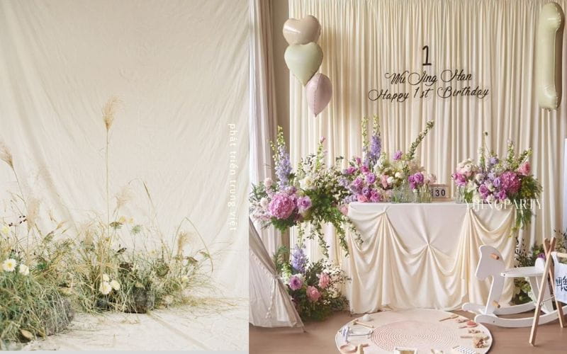 Backdrop chụp ảnh bằng vải